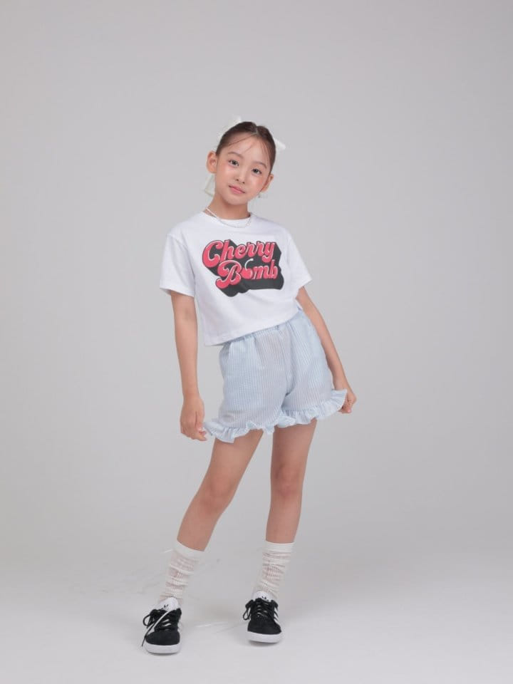 Jermaine - Korean Children Fashion - #kidsstore - Cherry Crop Tee - 3