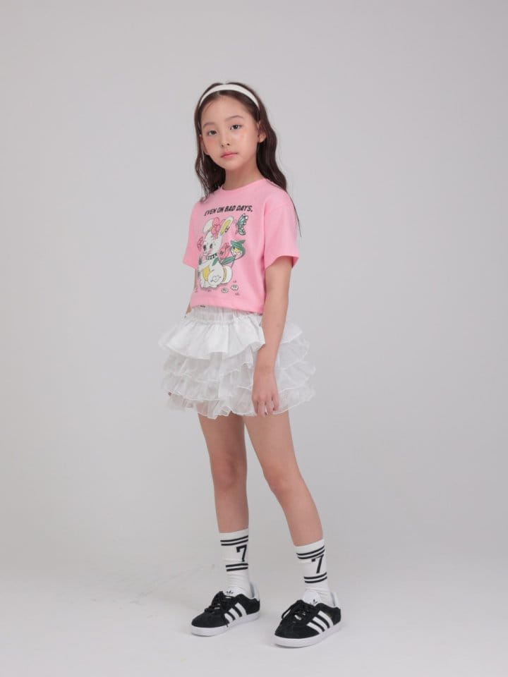 Jermaine - Korean Children Fashion - #magicofchildhood - Flower Rabbit Tee - 6