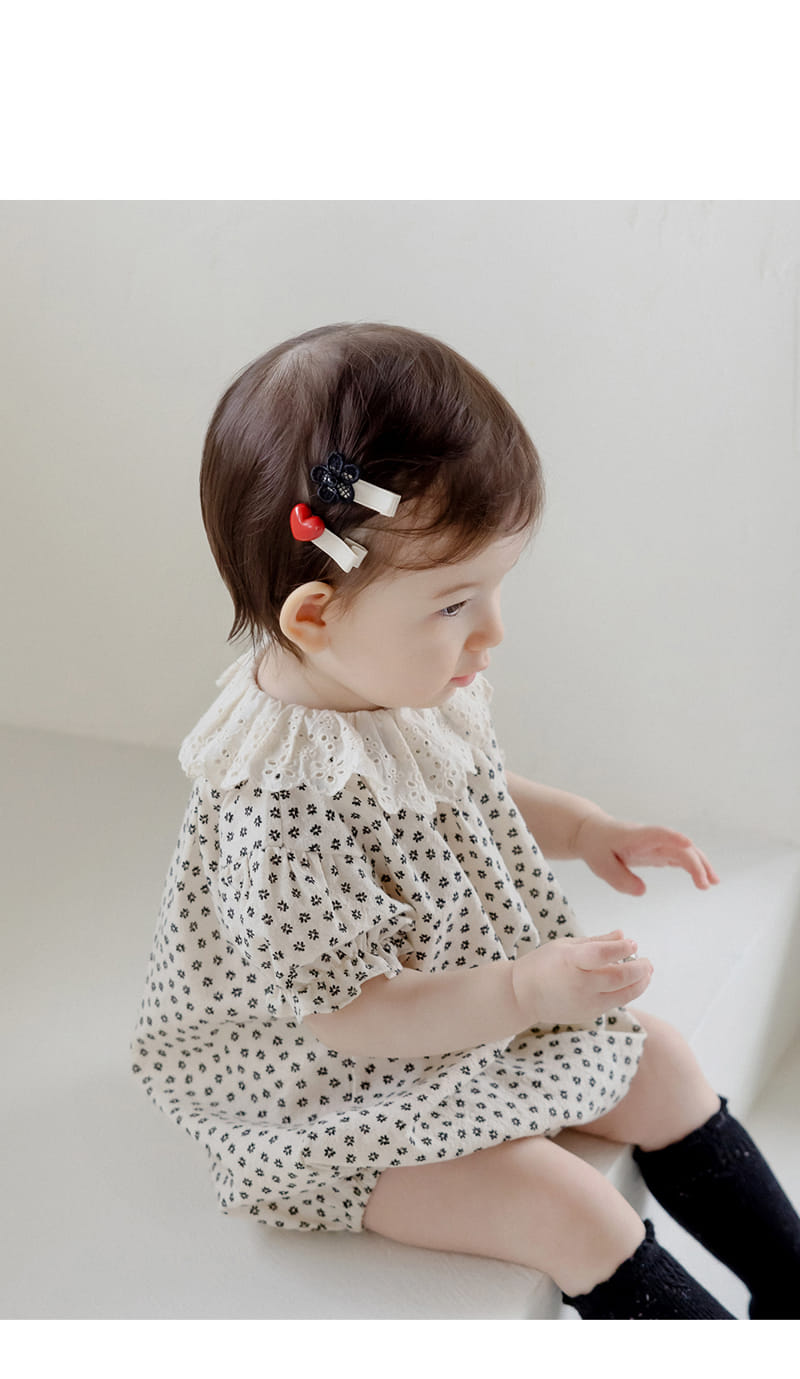 Kids Clara - Korean Baby Fashion - #babyboutique - Naeli Baby Hair Pin 3type Set (5ea 1Set)