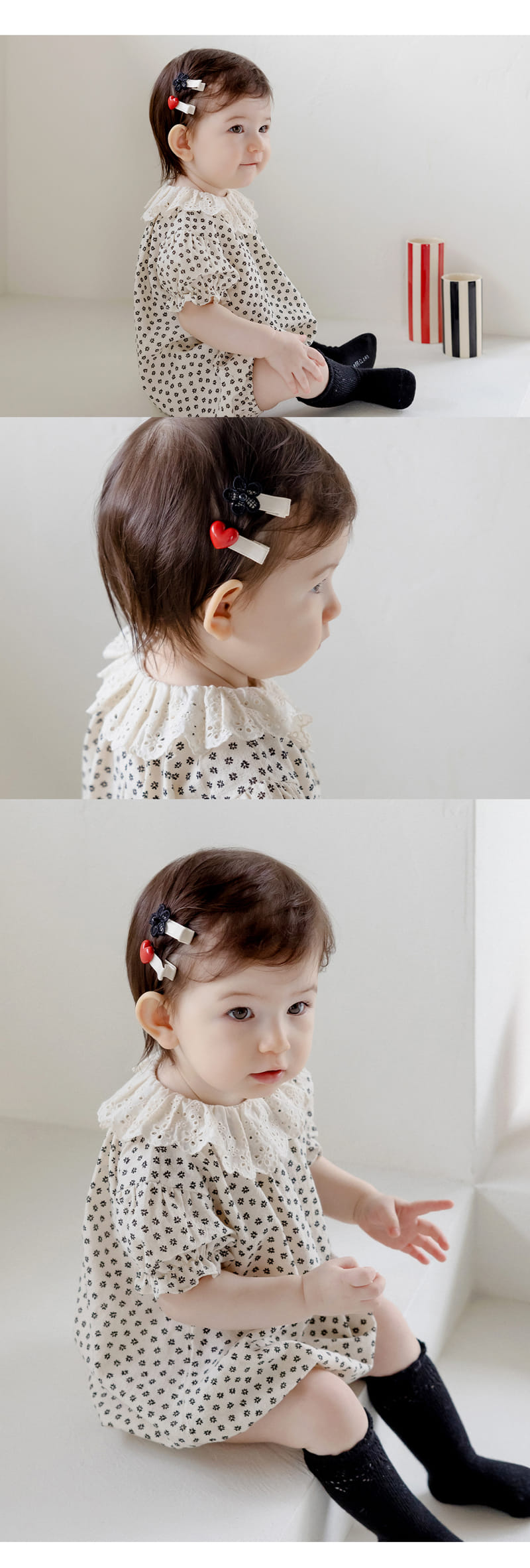 Kids Clara - Korean Baby Fashion - #babyboutiqueclothing - Naeli Baby Hair Pin 3type Set (5ea 1Set) - 2