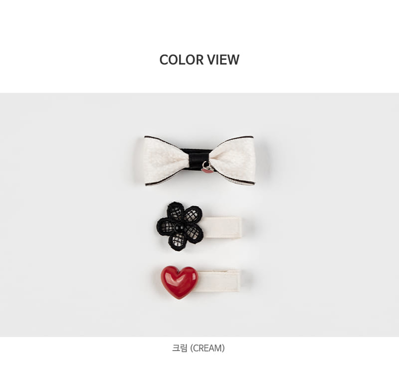 Kids Clara - Korean Baby Fashion - #babygirlfashion - Naeli Baby Hair Pin 3type Set (5ea 1Set) - 6