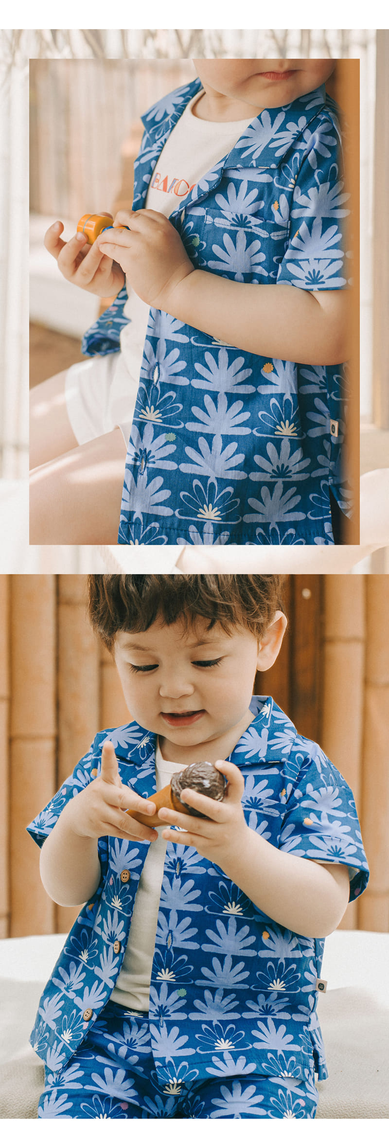 Kids Clara - Korean Baby Fashion - #babyoninstagram - Spica Baby Top Bottom Set - 2