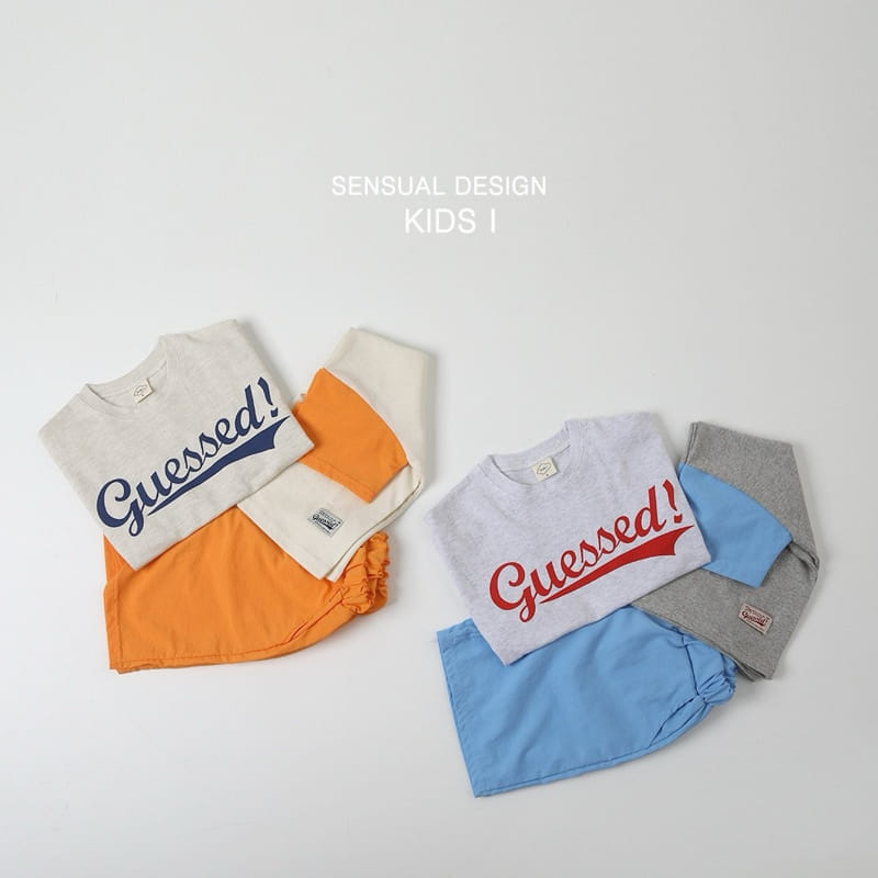 Kids i - Korean Children Fashion - #Kfashion4kids - Guess Top Bottom Set - 3