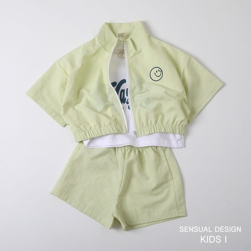 Kids i - Korean Children Fashion - #childrensboutique - Happy Crop Top Bottom Set - 7
