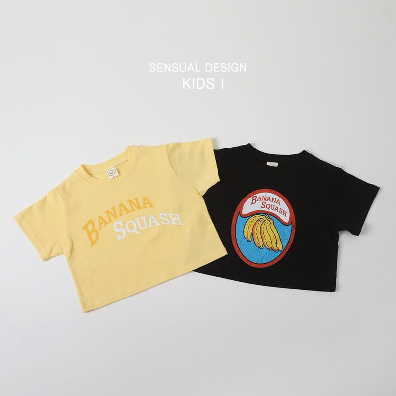 Kids i - Korean Children Fashion - #fashionkids - 1+1 Banana Crop Tee - 7
