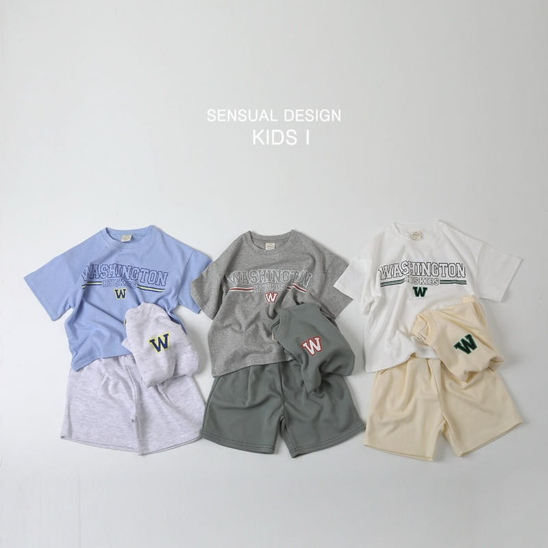 Kids i - Korean Children Fashion - #kidzfashiontrend - W Top Bottom Set