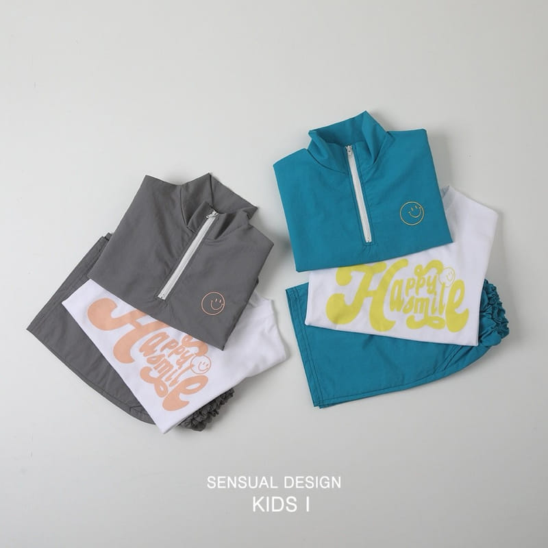 Kids i - Korean Children Fashion - #magicofchildhood - Happy Top Bottom Set - 3
