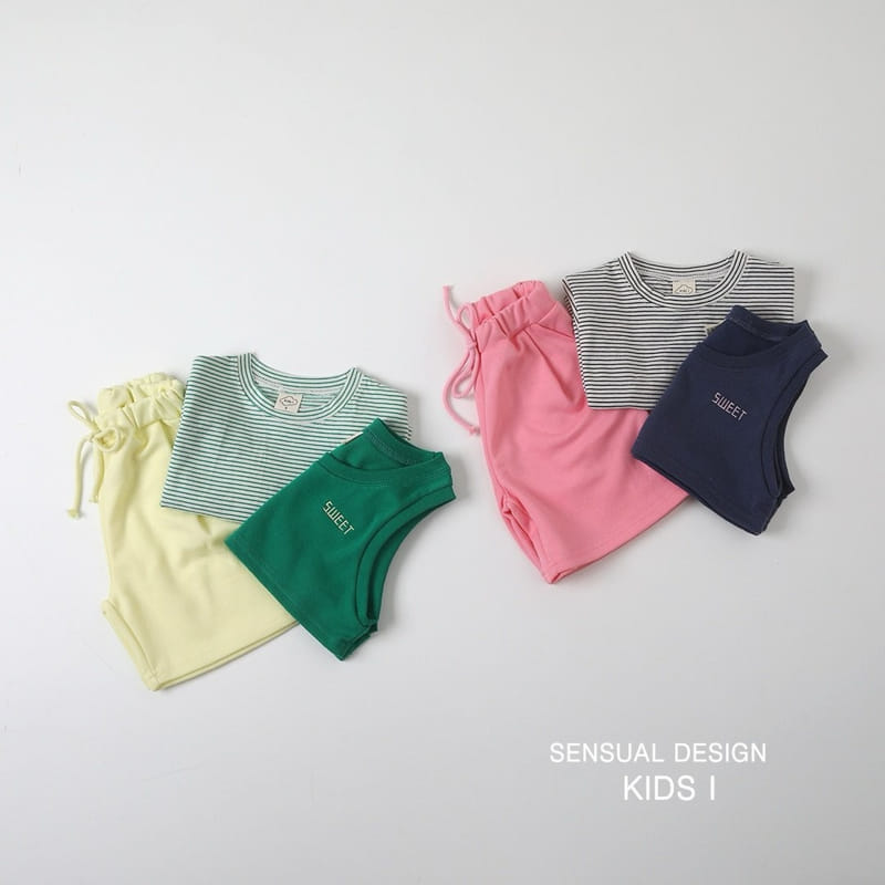 Kids i - Korean Children Fashion - #prettylittlegirls - Sweet Top Bottom Set - 3