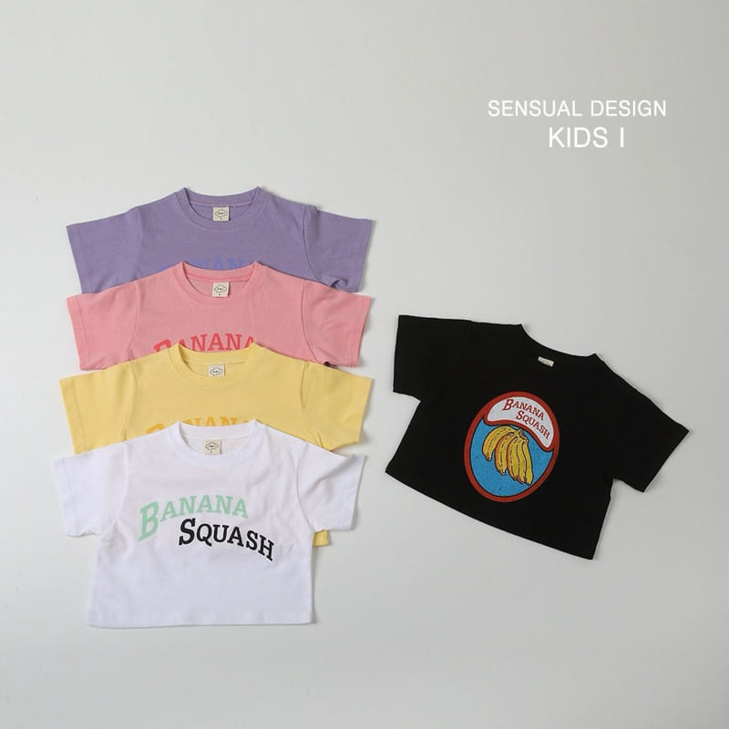 Kids i - Korean Children Fashion - #prettylittlegirls - 1+1 Banana Crop Tee