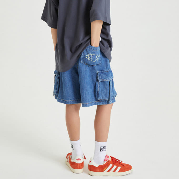 Kokoyarn - Korean Children Fashion - #stylishchildhood - Summer Half Denim Pants
