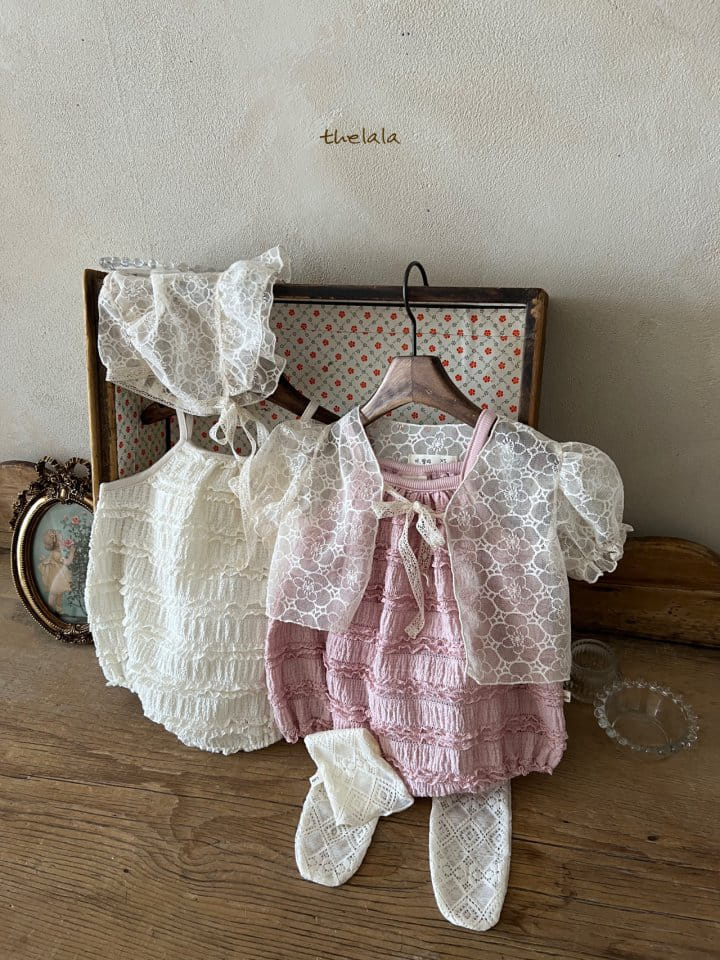 Lala - Korean Baby Fashion - #babyboutique - Light Flower Bonnet - 6