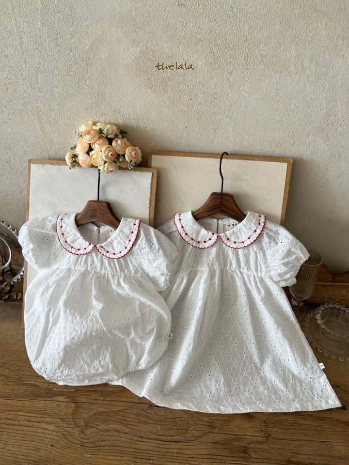 Lala - Korean Baby Fashion - #babygirlfashion - Punching Body Suit - 2