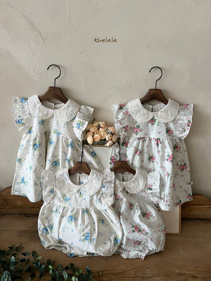 Lala - Korean Baby Fashion - #babyootd - Ami Flower Body Suit - 8