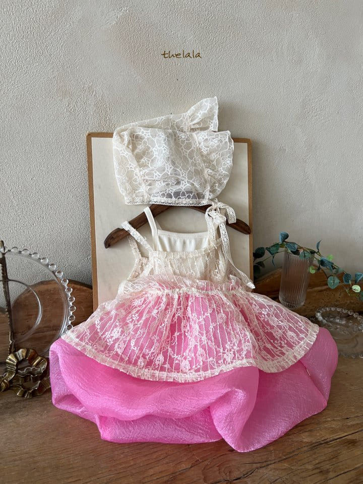 Lala - Korean Children Fashion - #Kfashion4kids - Pink Pon One-Piece - 9