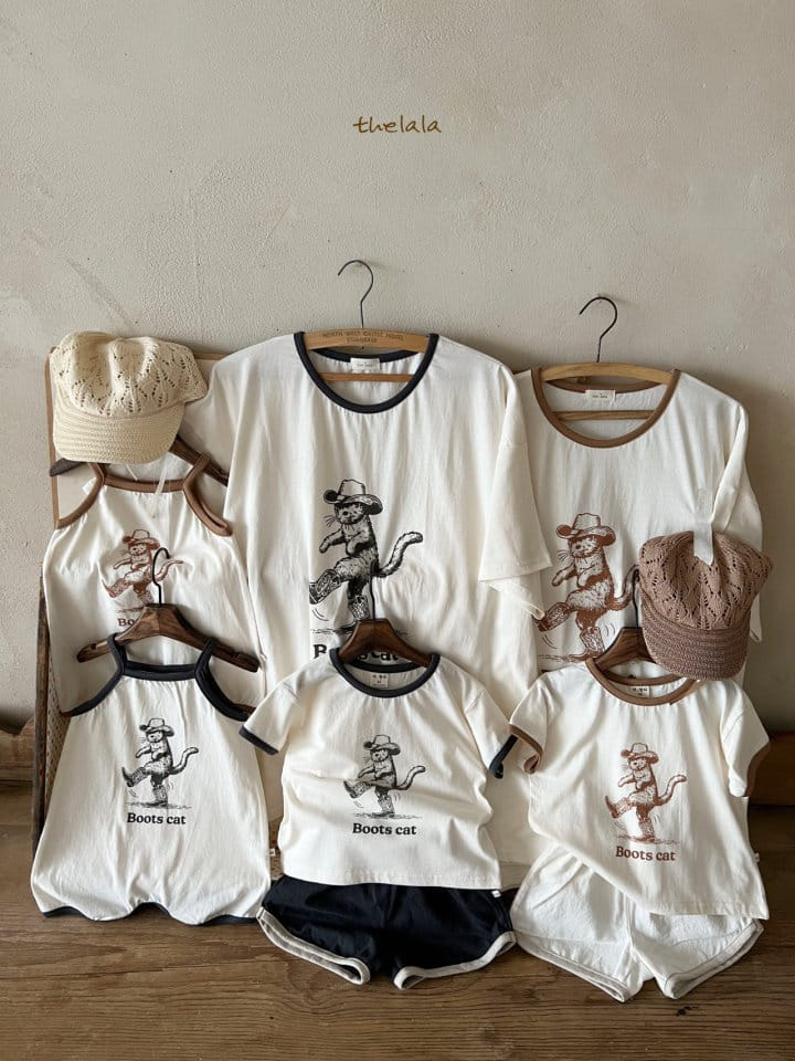 Lala - Korean Children Fashion - #childrensboutique - Mom Cat Tee - 4