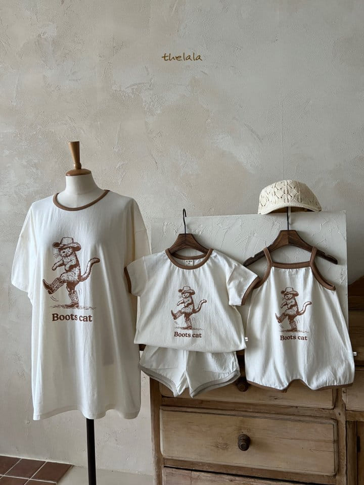 Lala - Korean Children Fashion - #discoveringself - Cat Tee - 6