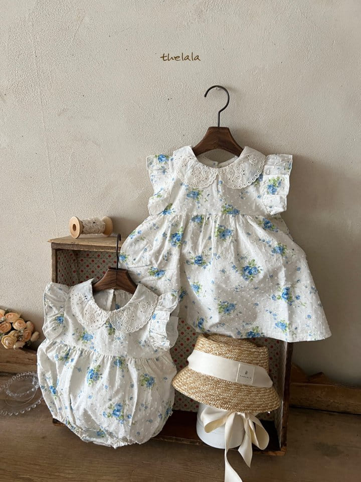 Lala - Korean Children Fashion - #fashionkids - Ami Flower One-Piece - 4
