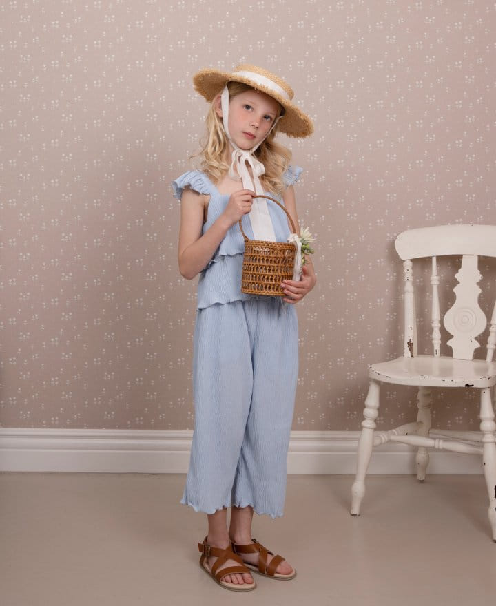 Le Bev - Korean Children Fashion - #kidsshorts - Silver Wrinkle Set - 2