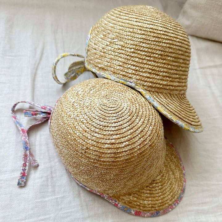 Le Bev - Korean Children Fashion - #kidsshorts - Liberty Straw hat