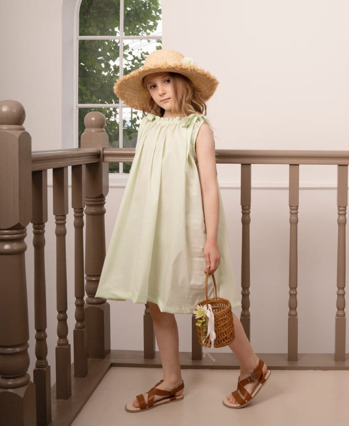 Le Bev - Korean Children Fashion - #kidsstore - Lily Ribbon Dress
