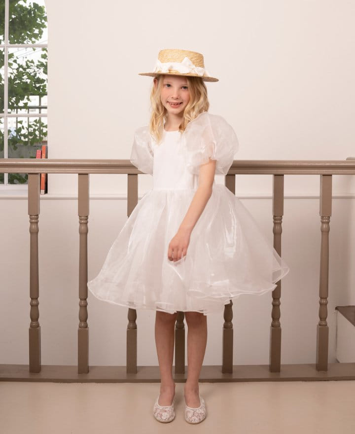 Le Bev - Korean Children Fashion - #kidzfashiontrend - Organza Ribbon Dress