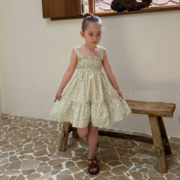 Le petitmot - Korean Children Fashion - #kidzfashiontrend - Summer Smoke One-Piece