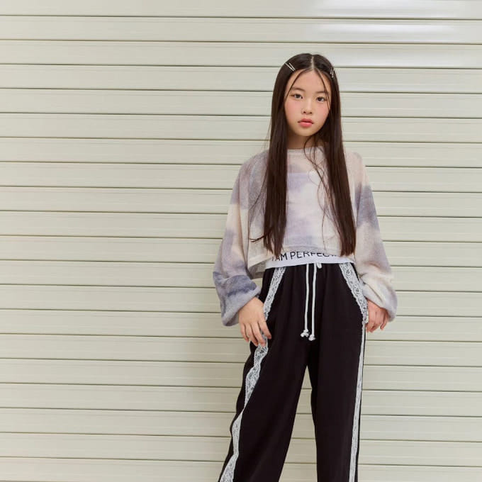 Lilas - Korean Children Fashion - #childofig - Tie Dyeing Loose Tee