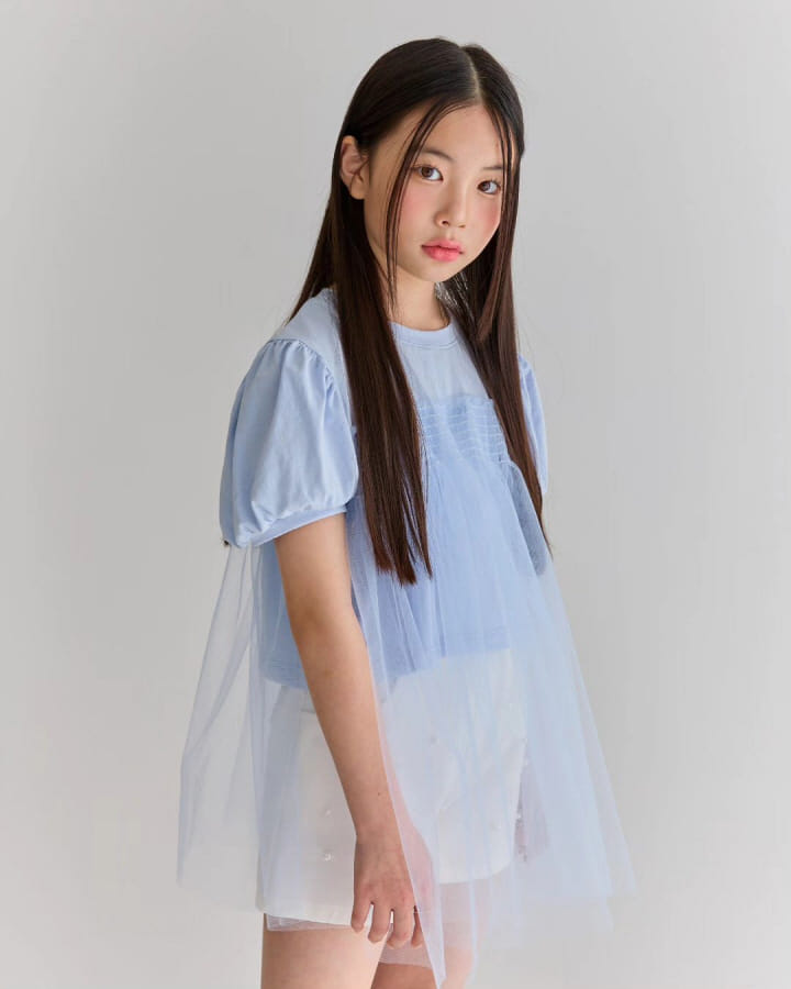 Lilas - Korean Children Fashion - #kidsstore - Pure Mesh Tee - 10