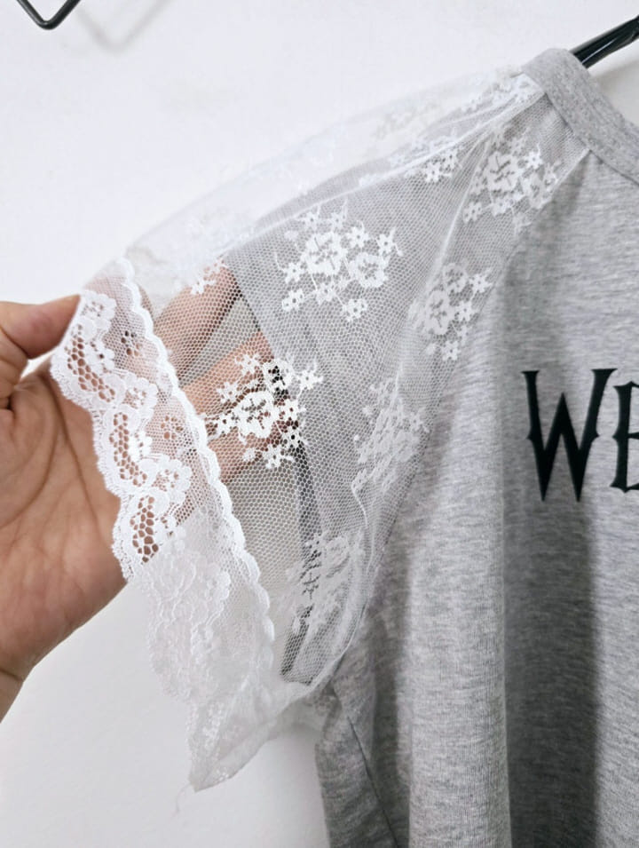 Lilas - Korean Children Fashion - #kidzfashiontrend - Juicy Lace Tee - 10
