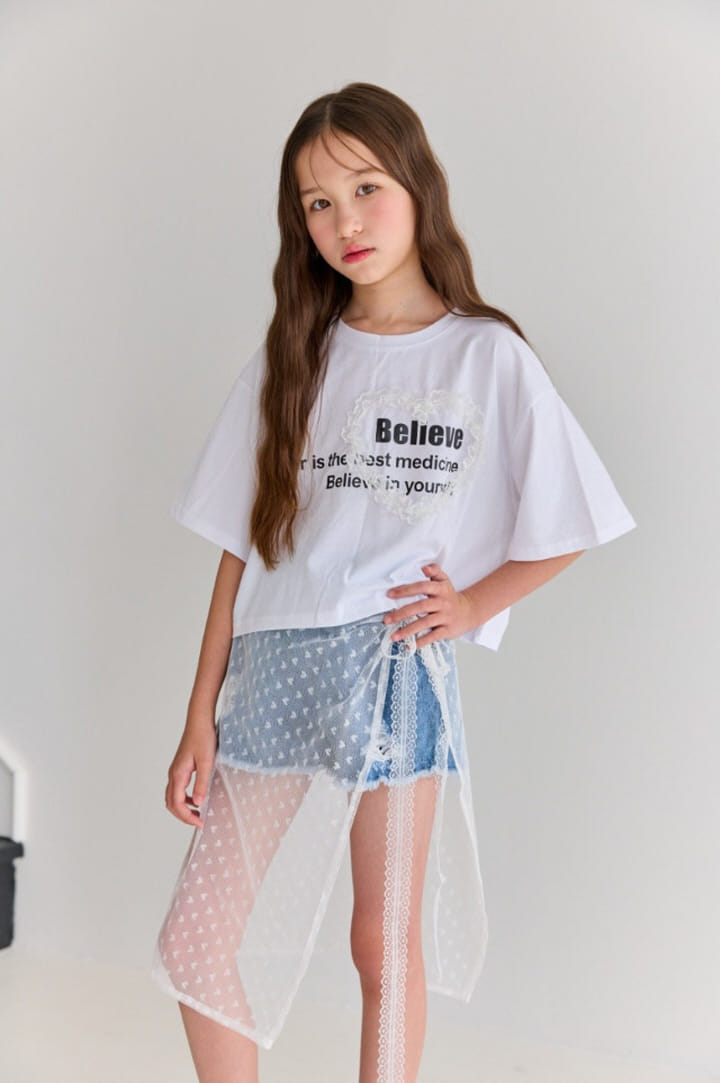 Lilas - Korean Children Fashion - #littlefashionista - Heart Wrap Skirt - 3