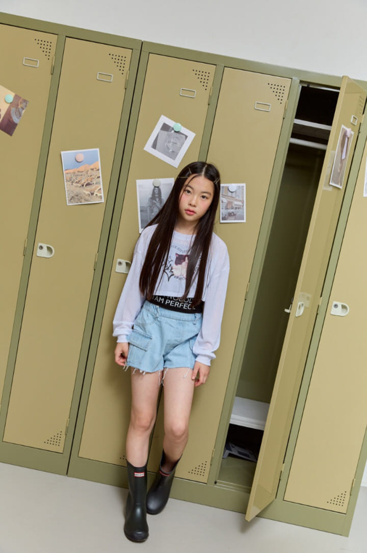 Lilas - Korean Children Fashion - #magicofchildhood - Chalrang Cat Tee - 10