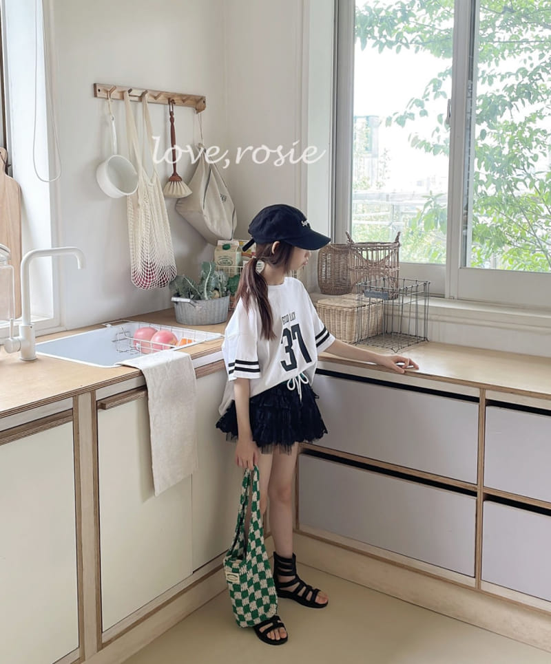 Love Rosie - Korean Children Fashion - #Kfashion4kids - Nada Number Loose Tee With Mom - 6