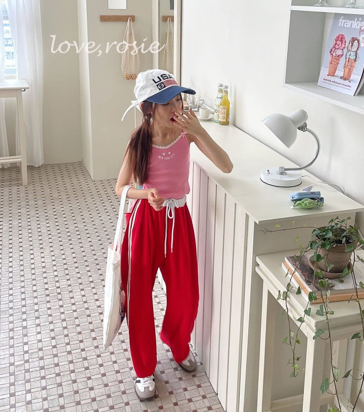 Love Rosie - Korean Children Fashion - #childofig - Lace Rib Sleeveless Top - 3