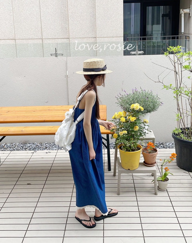 Love Rosie - Korean Children Fashion - #childrensboutique - Dot Denim Jump Suit - 11