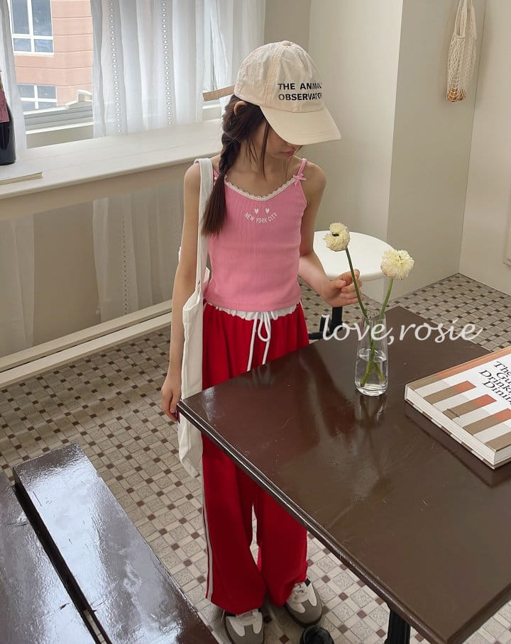 Love Rosie - Korean Children Fashion - #childrensboutique - Lace Rib Sleeveless Top - 5