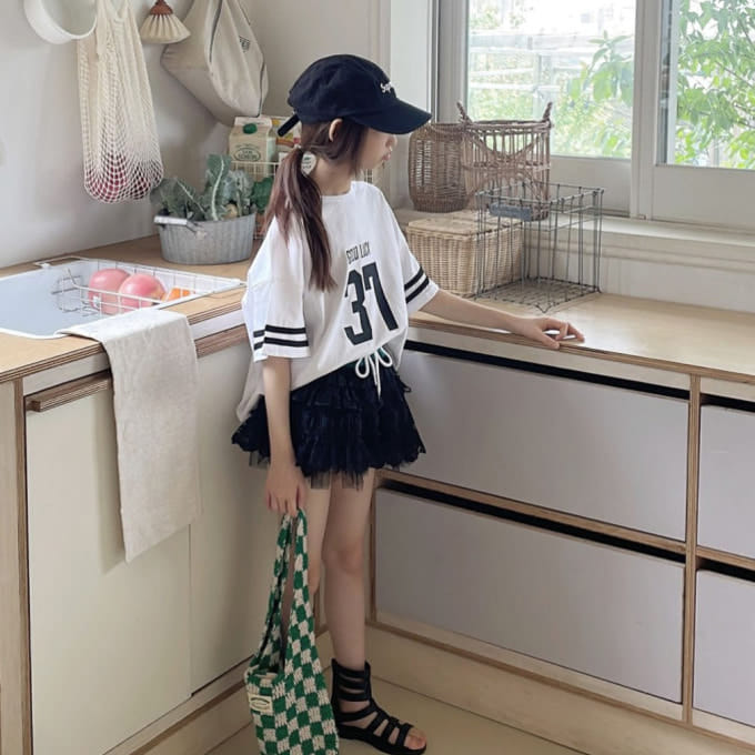 Love Rosie - Korean Children Fashion - #discoveringself - Nada Number Loose Tee With Mom