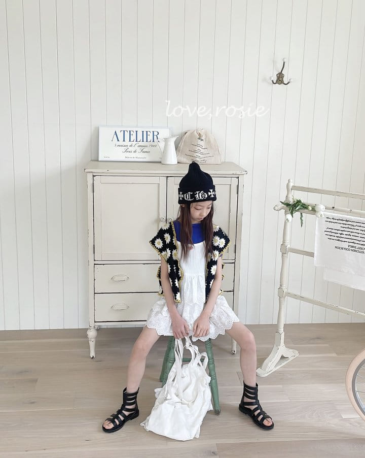 Love Rosie - Korean Children Fashion - #prettylittlegirls - Eyelet Punching Kan Kan One-Piece - 9