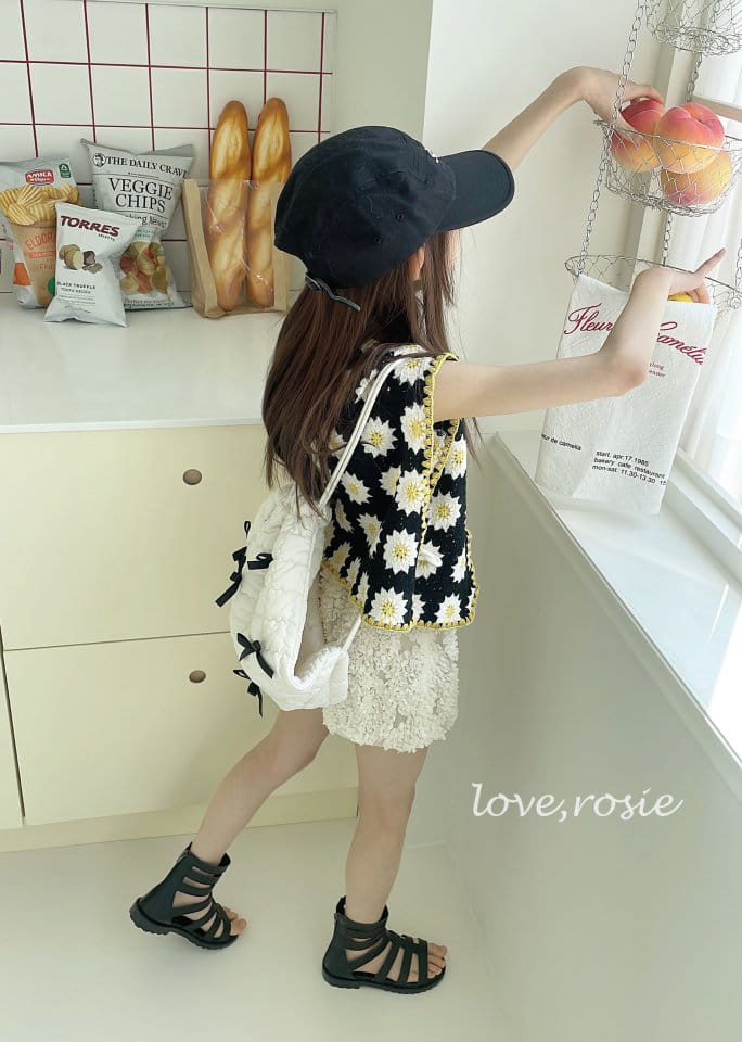 Love Rosie - Korean Children Fashion - #prettylittlegirls - Knitting Embroidery Vest - 8