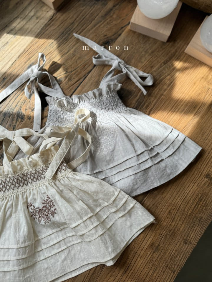 Marron Kid - Korean Baby Fashion - #babyclothing - Hazel Blouse - 6