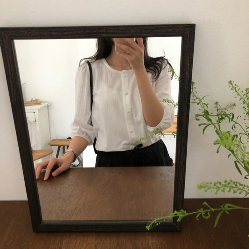 Merry pn - Korean Women Fashion - #momslook - Victory Blouse