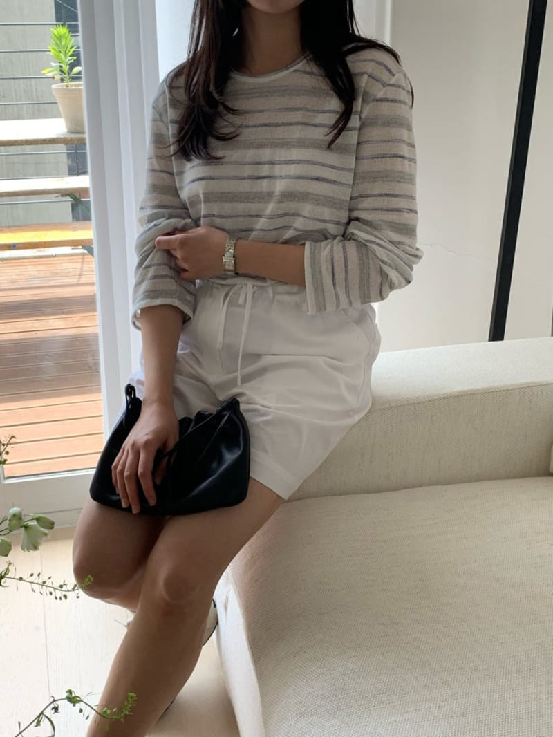 Merry pn - Korean Women Fashion - #shopsmall - Dia Tee - 5