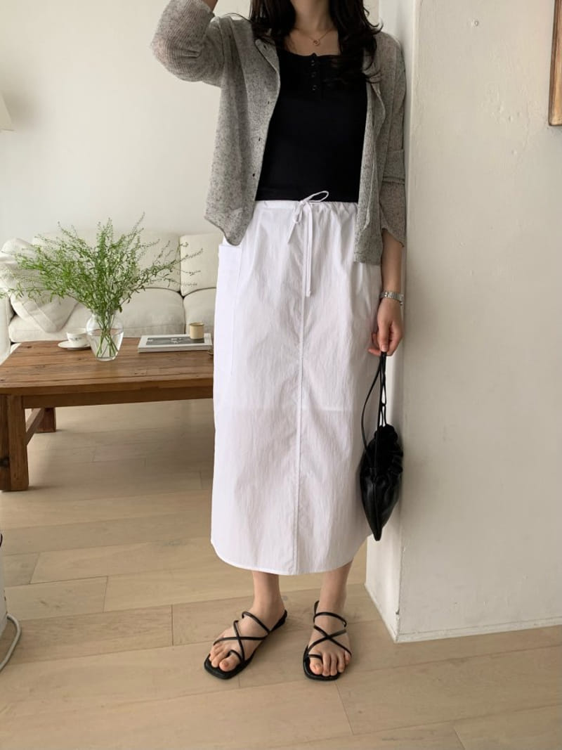 Merry pn - Korean Women Fashion - #shopsmall - String Skirt - 2