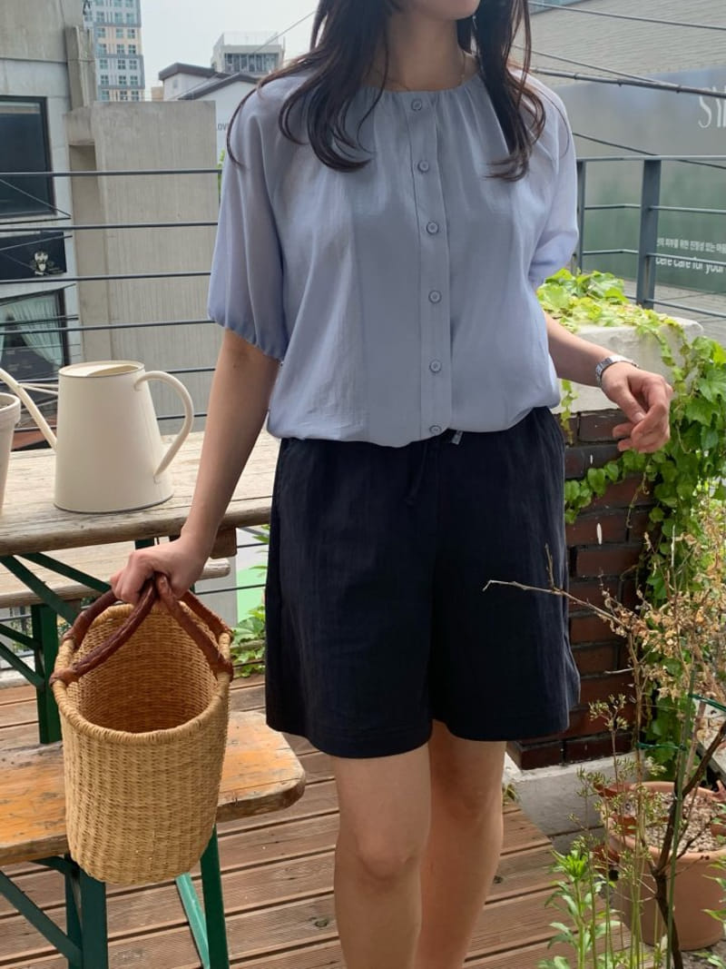 Merry pn - Korean Women Fashion - #thatsdarling - Light Blouse - 5