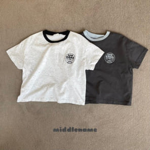 Middle Name - Korean Children Fashion - #kidzfashiontrend - Color Round Tee