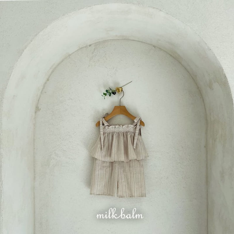 Milk Balm - Korean Children Fashion - #Kfashion4kids - Palya Top Bottom Set - 5