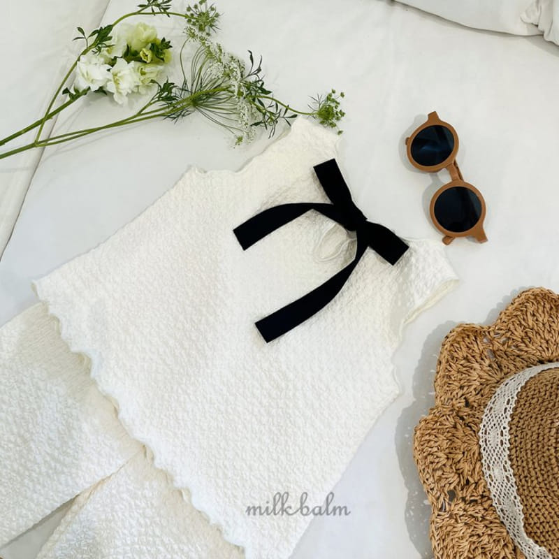 Milk Balm - Korean Children Fashion - #kidzfashiontrend - Bring Sleeveless Top Bottom Set - 6