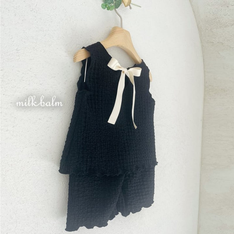 Milk Balm - Korean Children Fashion - #minifashionista - Bring Sleeveless Top Bottom Set - 10