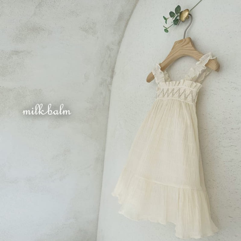 Milk Balm - Korean Children Fashion - #todddlerfashion - Olla Smoking One-Piece - 9