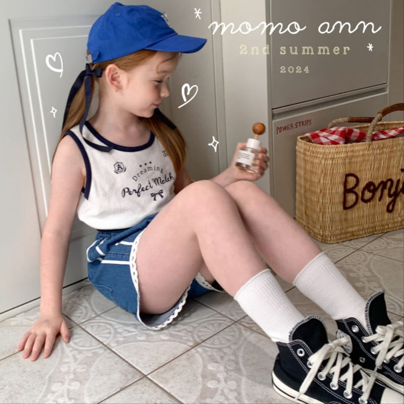 Momo Ann - Korean Children Fashion - #childofig - Terry Crop Sleeveless Tee