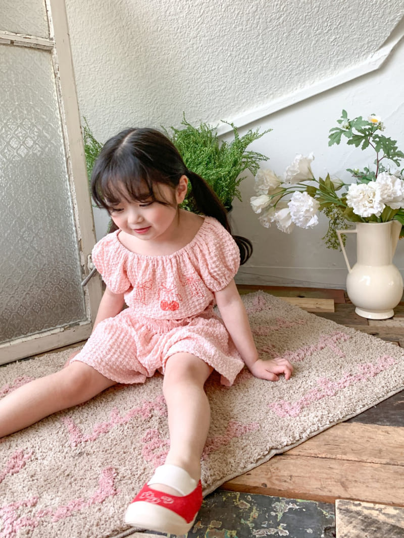 Momo Ann - Korean Children Fashion - #discoveringself - Winkle Top Bottom SET - 8